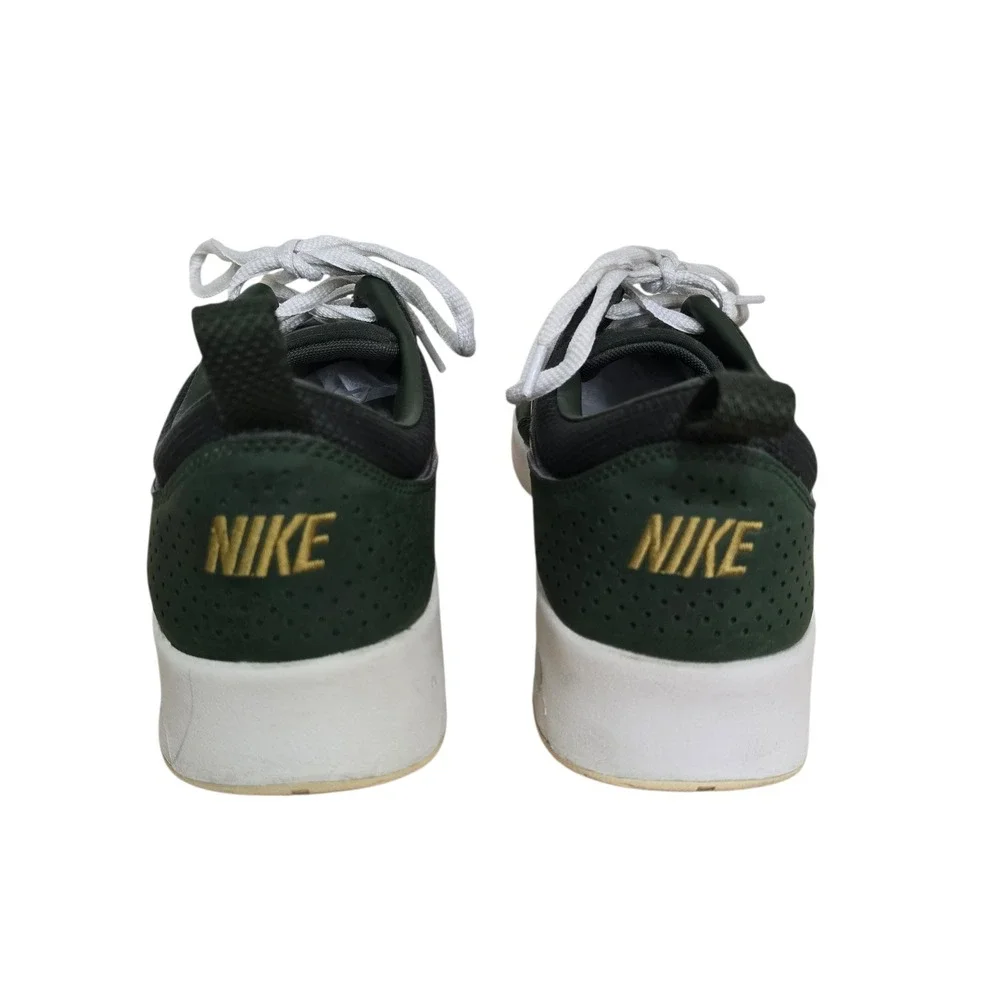 Nike Thea Women's Dark Green Casual Leather Athletic Shoes Size 8.5 Sneakers‎